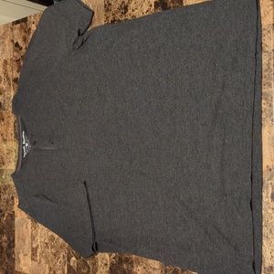 Large Grey Men's Michael Brandon Short Sleeve Shirt